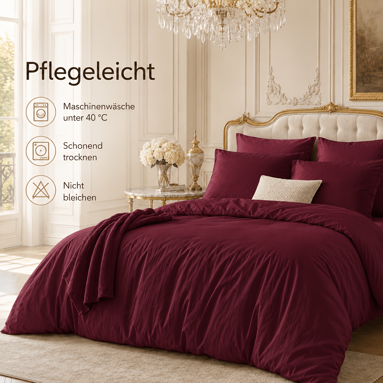 Luxury Duvet Cover Set, 2/3pcs Hotel- Bedding, Smooth Breathable Skin-friendly Fabric, , Includes Pillowcase, Zipper, Machine Washable, -tex Bed Linen For