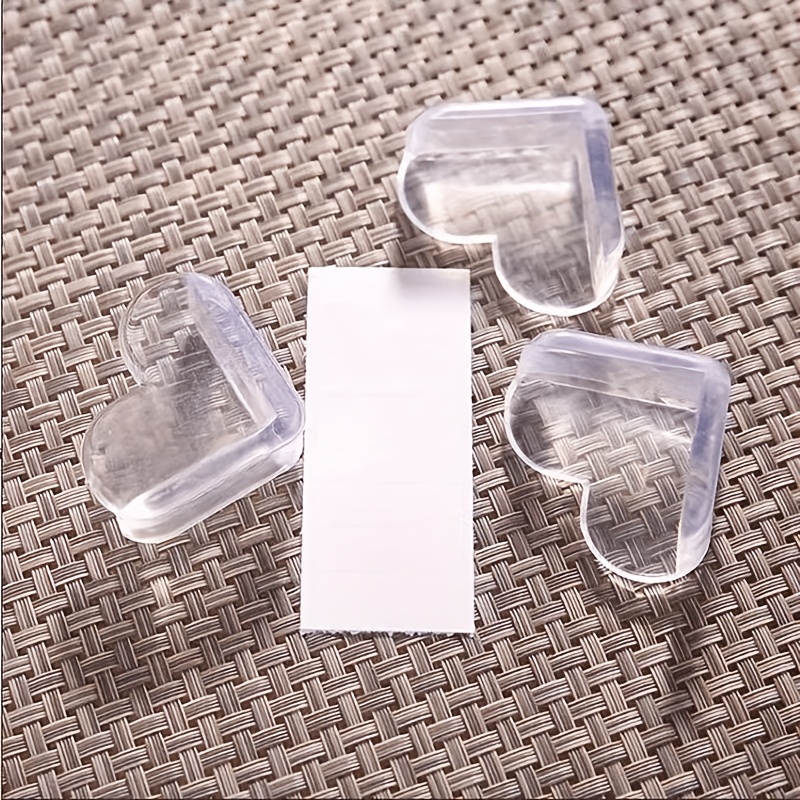 4pcs Table Corner Protective Sleeve Crash Pad, Love Heart Shape Protectors Guards, Table Edge Cover