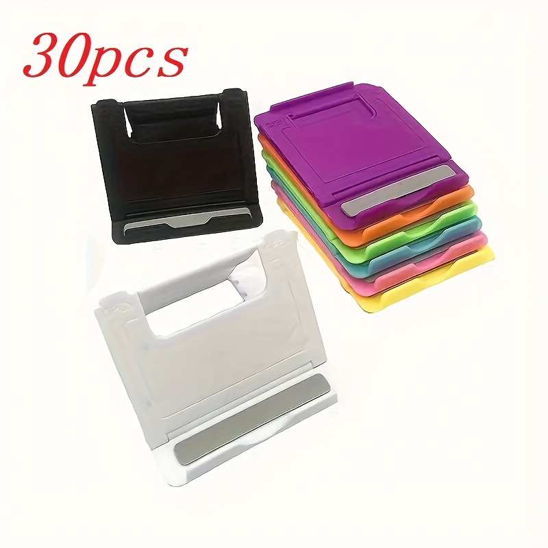 TEMU 10/20/30pcs, Custom Logo Phone Stands, Premium Lightweight And Portable, Suitable For Engagements, Weddings, Corporate Gifts (random Colors )