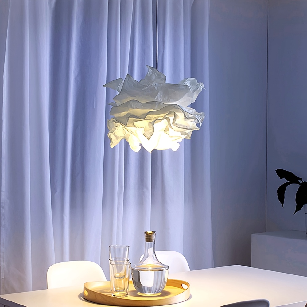 E-shop 42 cm / 60 cm / 85 cm Künstlerischer Wolken Lampenschirm Blumen Lampenschirm Deckenlampenschirm Dekorativer Lampenschirm für Wohnzimmer