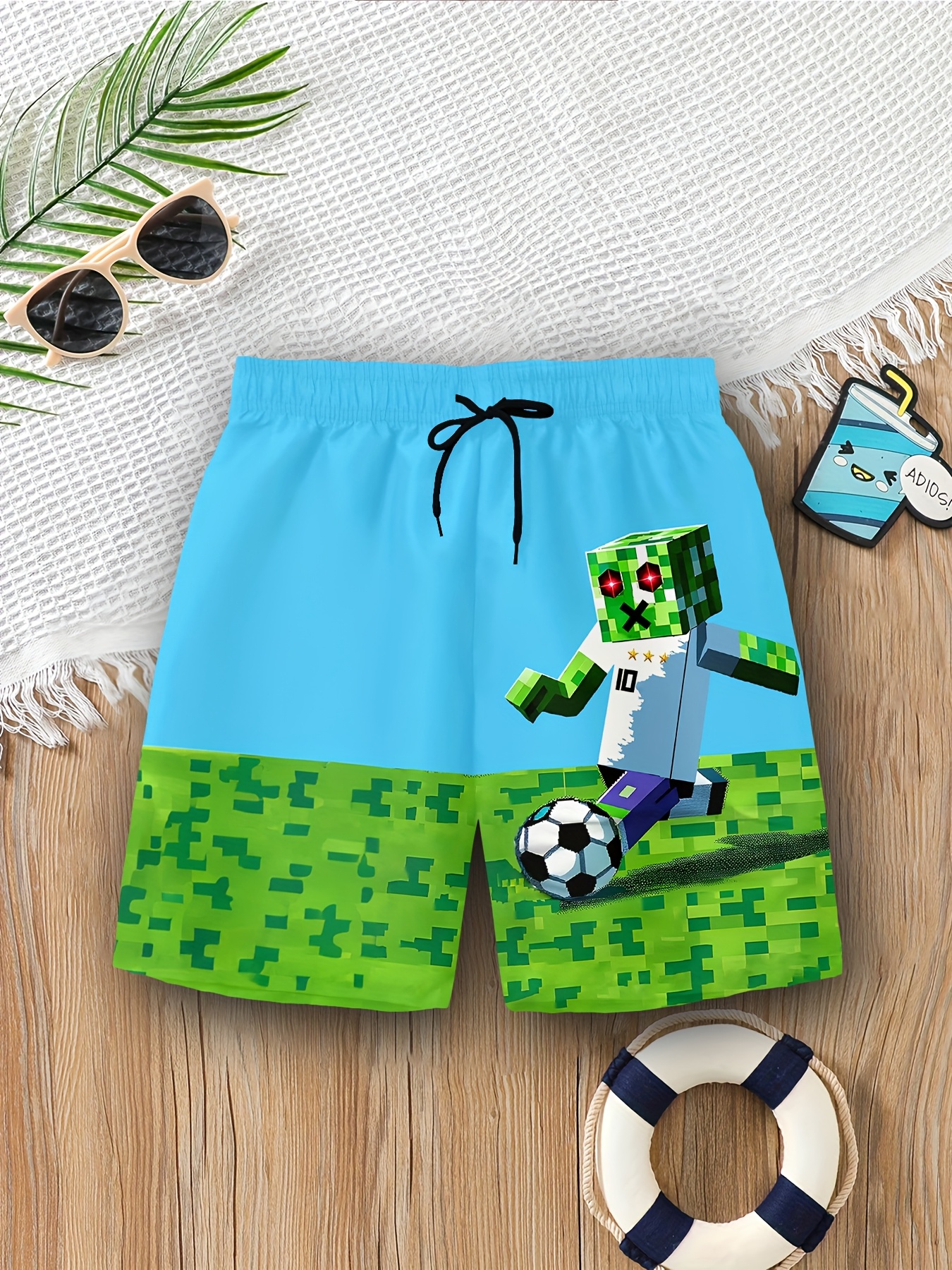 Boys Fashion Swimming Pants, Shorts Beach Pants Boys Surf Shorts Quick-Drying Fabric