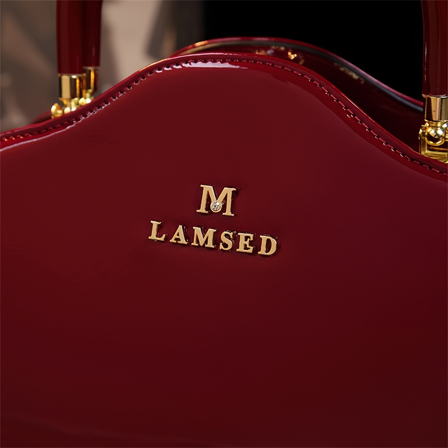 Fashionable Women's Shoulder Bag, Painted Cowhide Crossbody Bag with Adjustable Strap