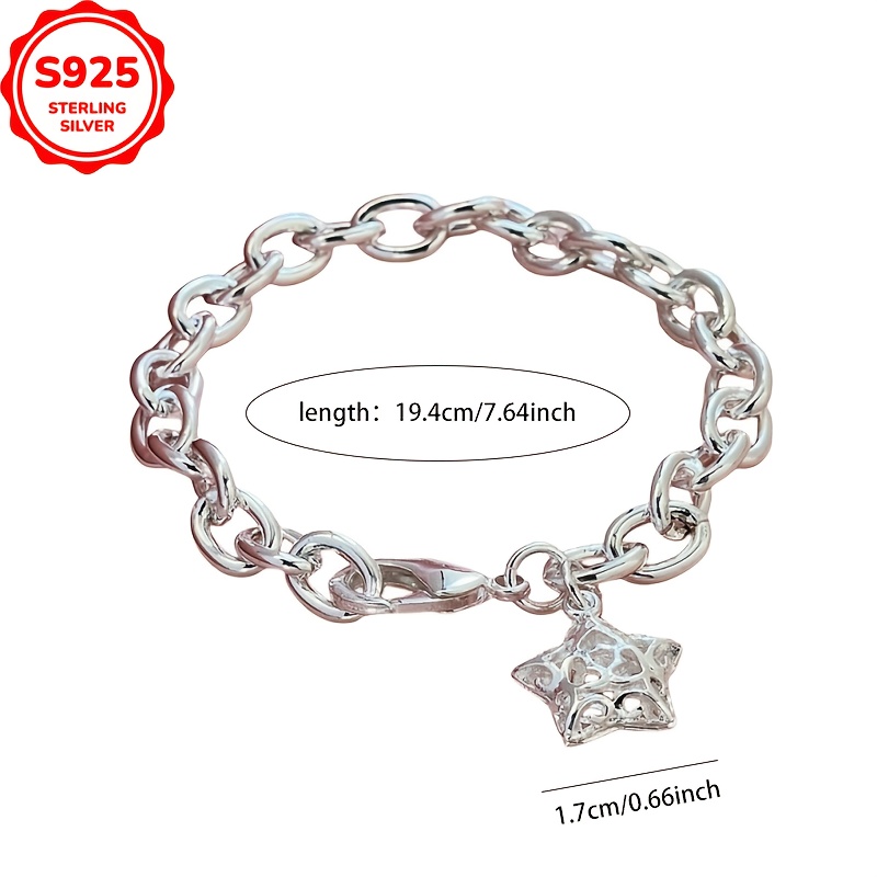 Low Allergy Pattern Hollow Star Bracelet - Anti Oxidation