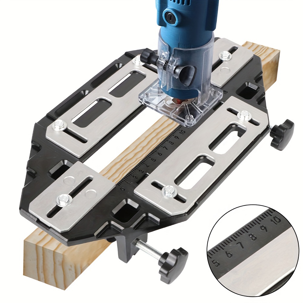 

Precision Woodworking Jig - Metal Door Panel Drill Guide & Locking System Tool For Improvement