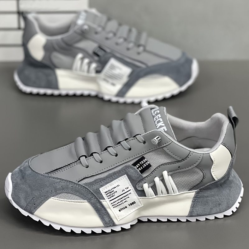 chaussures de sport homme respirantes à plateforme épaisse - sneakers rétro-  avec semelle pvc épaisse, dessus en tissu, chaussures de sport décontractées pour     et toute lannée (bas) Détails du produit 5