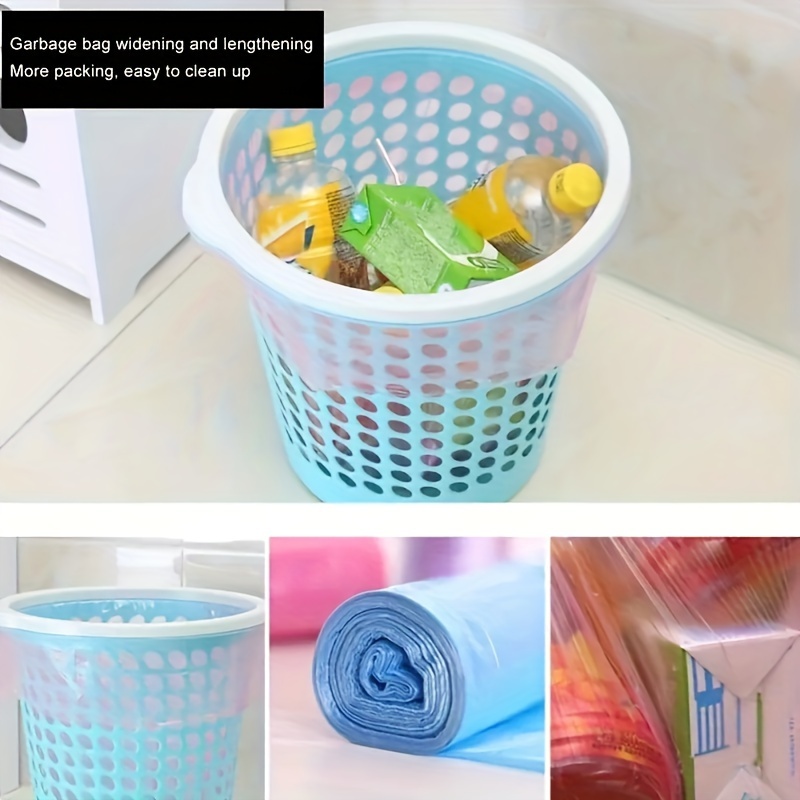   5 rolls 100pcs garbage bag plastic bag   5 rolls colorful 10l 15l disposable small garbage bag indoor   lining   garbage bag small garbage bag for commercial office bedroom bathroom and restaurant use details 3