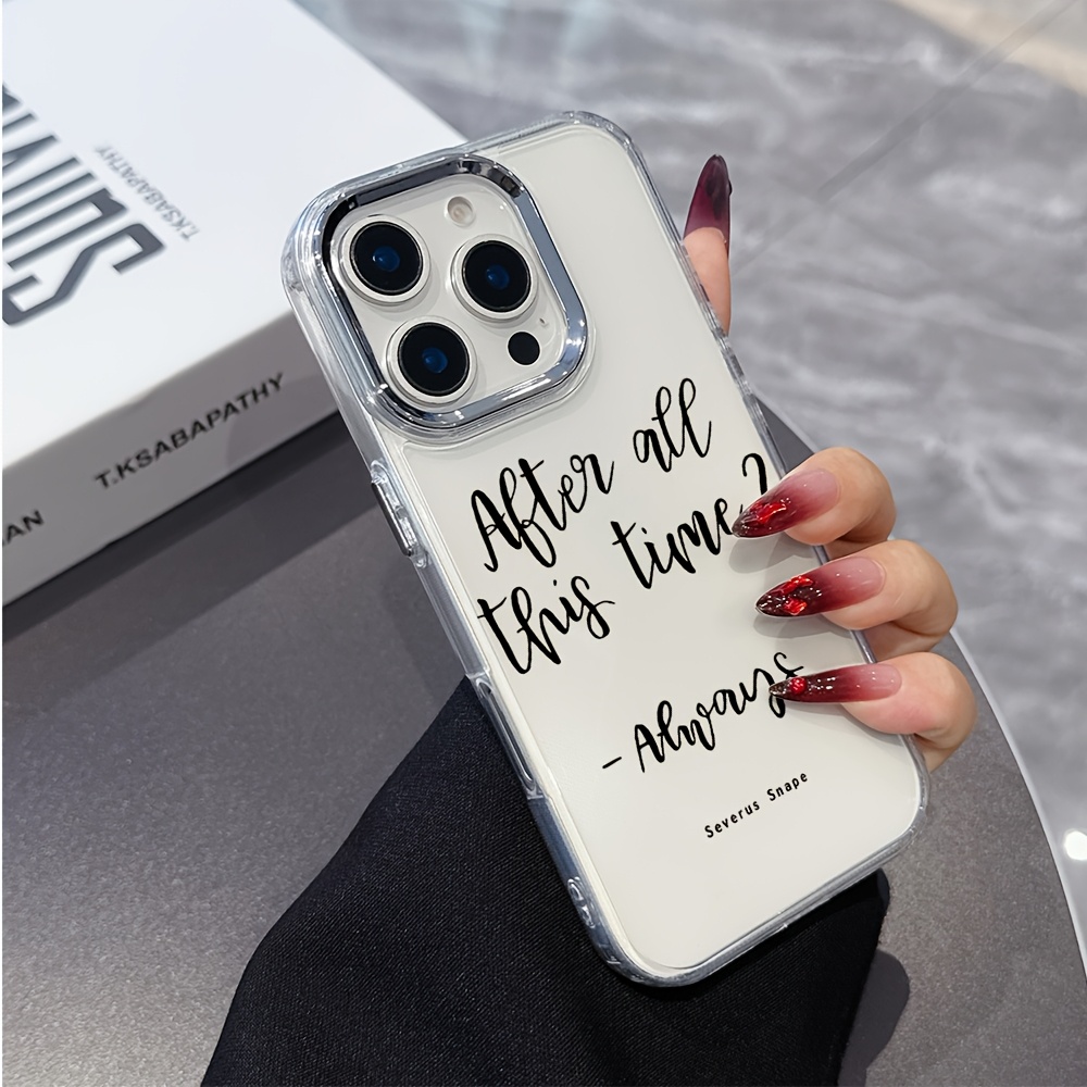 TEMU Phone Case - Wb Harry Potter Magical Case Suitable For Iphone 17 17e 16e 16 15 14 13 12 11 Pro Max Xr Xsmax 8 7 Plus Transparent Soft Tpu Back