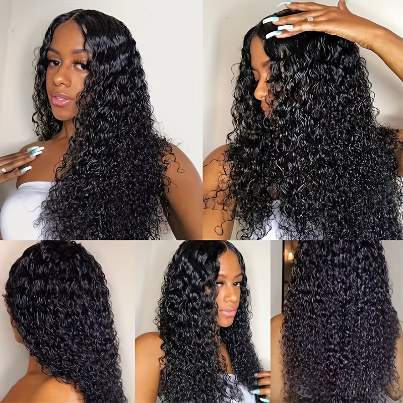 Image of 4x4 Human Hair Wig Suitable For Women - Hd Transparent Lace Closure With Pre-plucked Hair, 200% Density Looking Hairpiece For Dreadlock & Braids Styles, Hairpiece For Dreadlocks, Braids, Braids