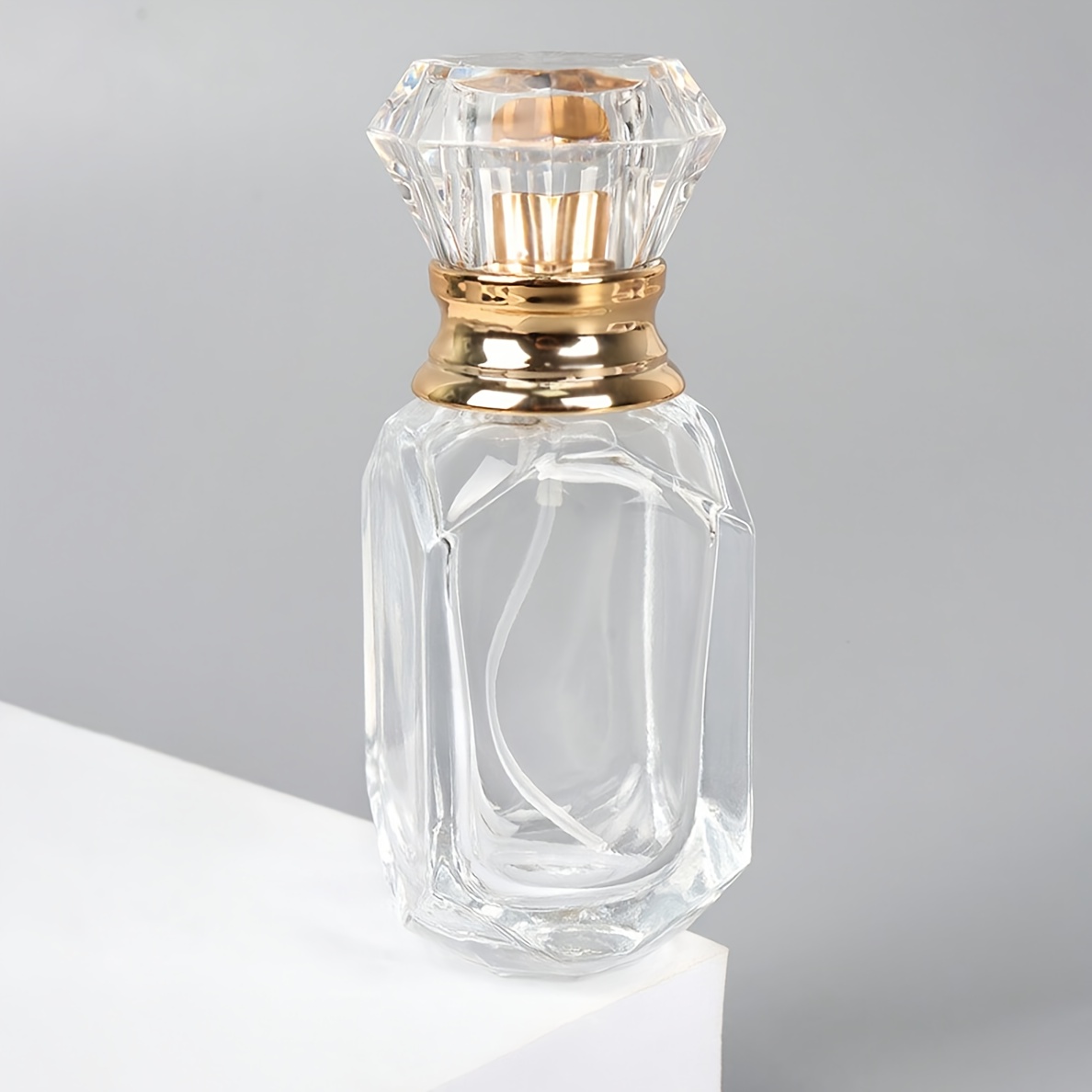 

1pc Luxespace 30ml Refillable Glass Perfume Bottle, High-grade Screw Mouth Sub Bottle With High Permeability, Unscented