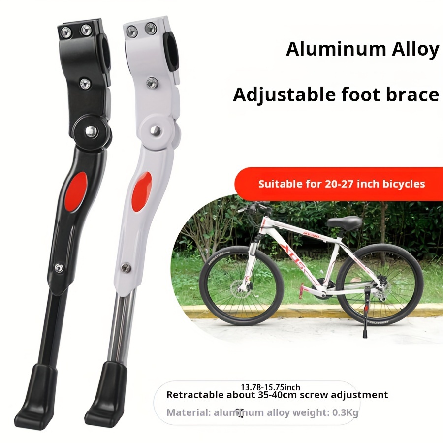 

1pc Béquille de Vélo en d'Aluminium, Support Latéral Réglable pour VTT, Accessoire de Cyclisme de Loisirs en , Support de Pied, Porte-Vélo, Accessoires d'Équipement de Vélo