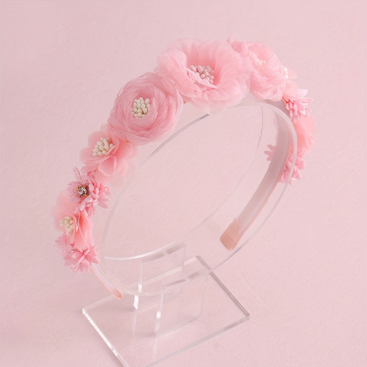 

1pc Decorative Head Band Vintage Non Slip Hair Hoop For Women And Daily Use Wear, Flower Hair Accessories