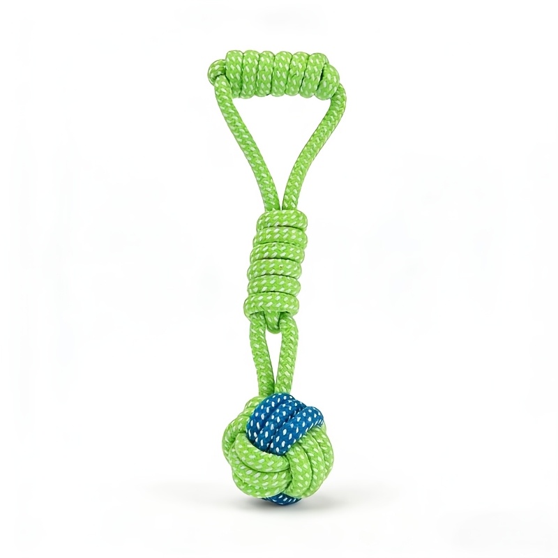 dog rope   interactive chew rope ball toy washable durable tug of   small medium dog training teeth cleaning Product details 8