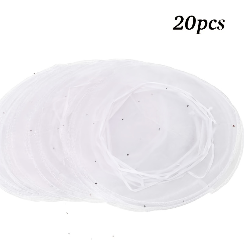 20-pack Small Round Party Organza Gift Bags, Can Hold Jewelry, Sequins, Suitable For Birthdays, Weddings, Graduations, Bachelor/bachelorette Parties