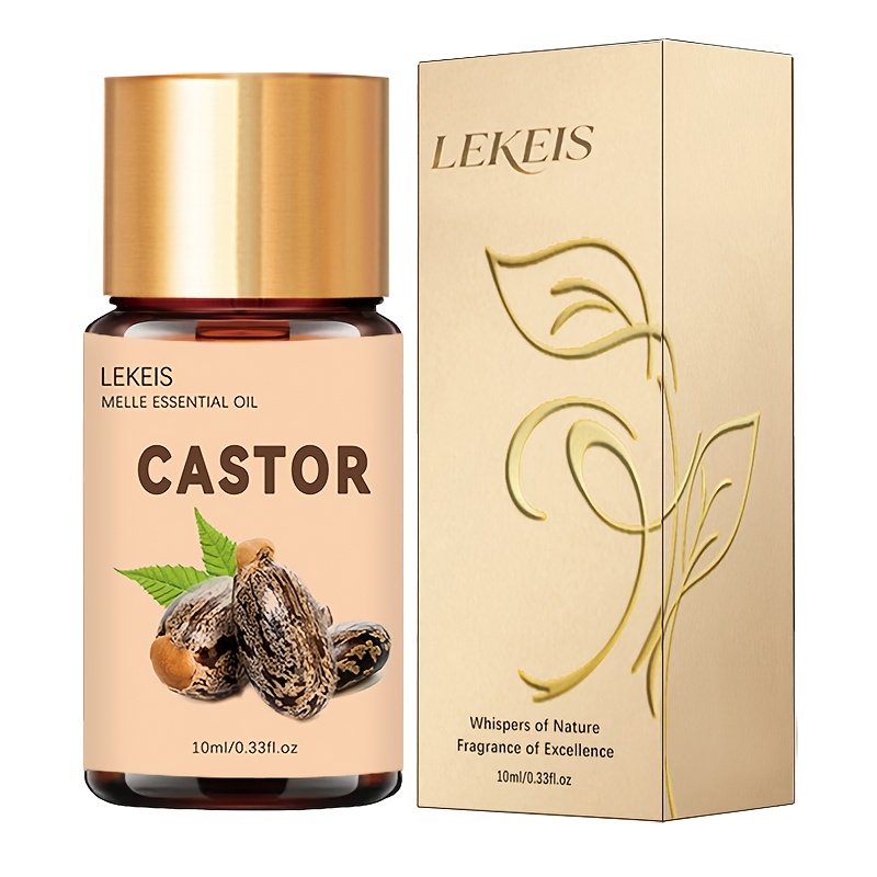 Cold Pressed Castor Oil, 100ml/30ml/10ml Options