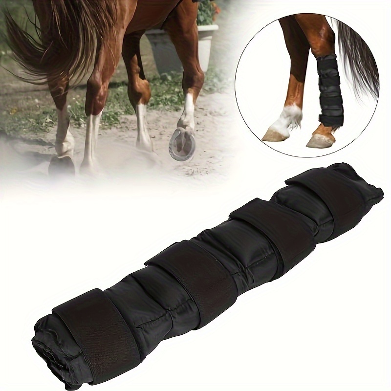 Botte Glace Jambe Cheval 4 Sangles Fixation Rapide Temu France