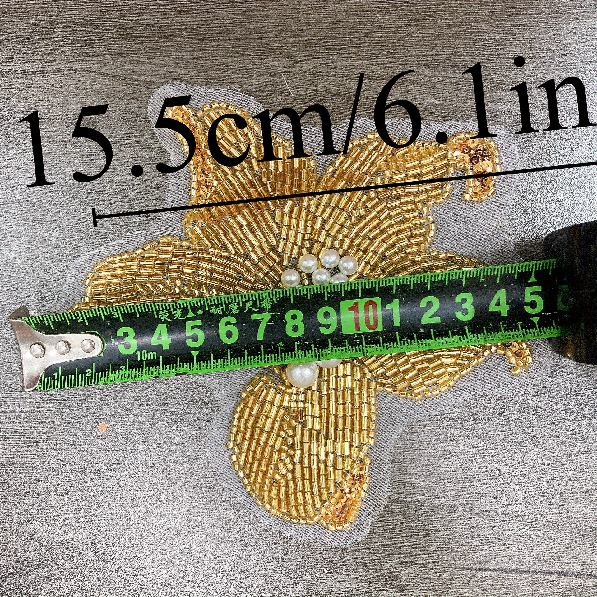 15cm Large Heavy-Duty Floral DIY Patch for Clothing