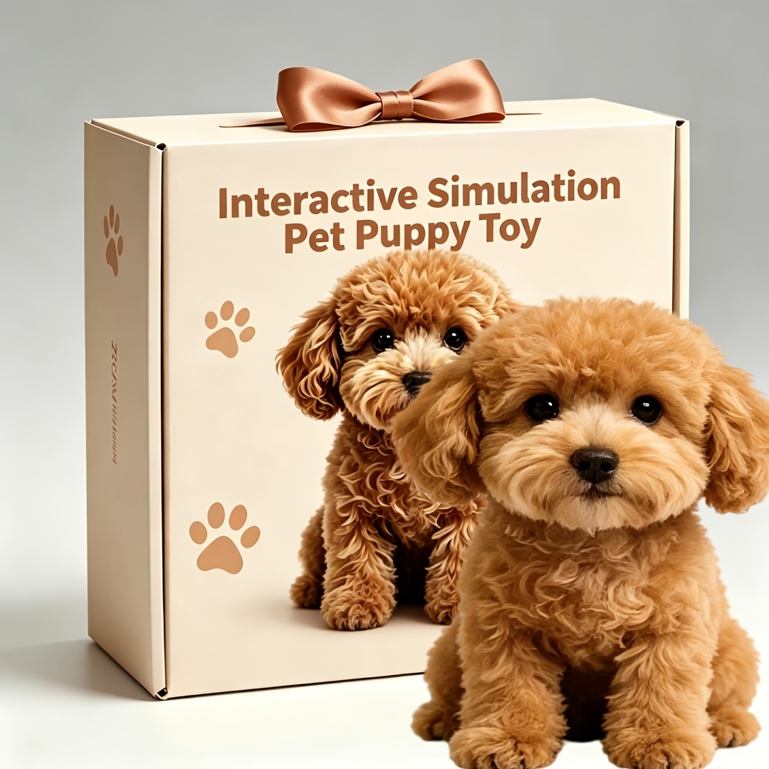 TEMU 3 Realistic Puppy Toys With Squeakers, Perfect For Teasing Cats And Dogs, Attracting Attention And Triggering Their Play And Hunting . Great For