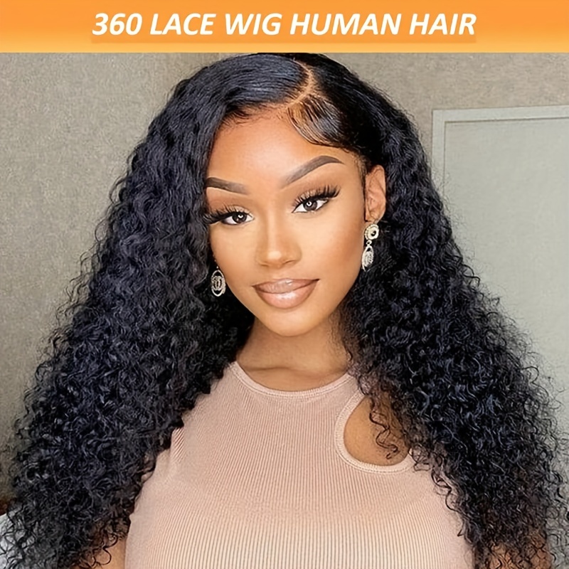 180 Density 360 Lace Front Wigs Transparent Lace Human Hair Wigs Wet Wavy Deep Curly Lace Frontal Wigs Unprocessed 100 Virgin Hair Pre Plucked With Baby Hair For Women