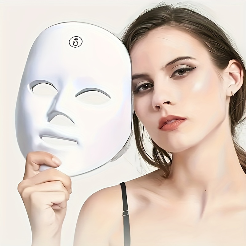 

7 Color Led Light Beauty Instrument Face Mask, Facial Skin Care Tool, For Home And Salon Use