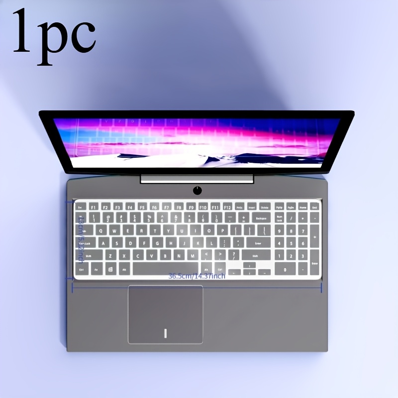 TEMU 1pc Universal Soft Silicone Laptop Keyboard Cover X 13cm Ultra-thin Keyboard Dustproof Keyboard Film For Notebook Computer