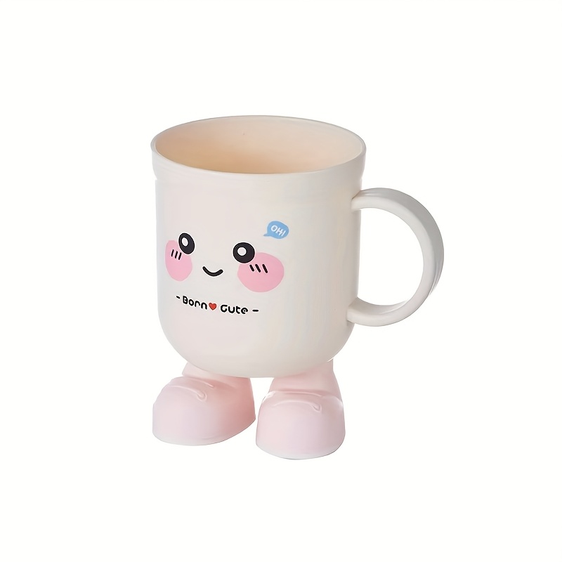 Image of 1pc Cute Big- Mouthwash Cup, Stylish Cartoon Toothbrushing Cup, Dormitory And Home Use Wash Cup To Cure Morning Grumpiness