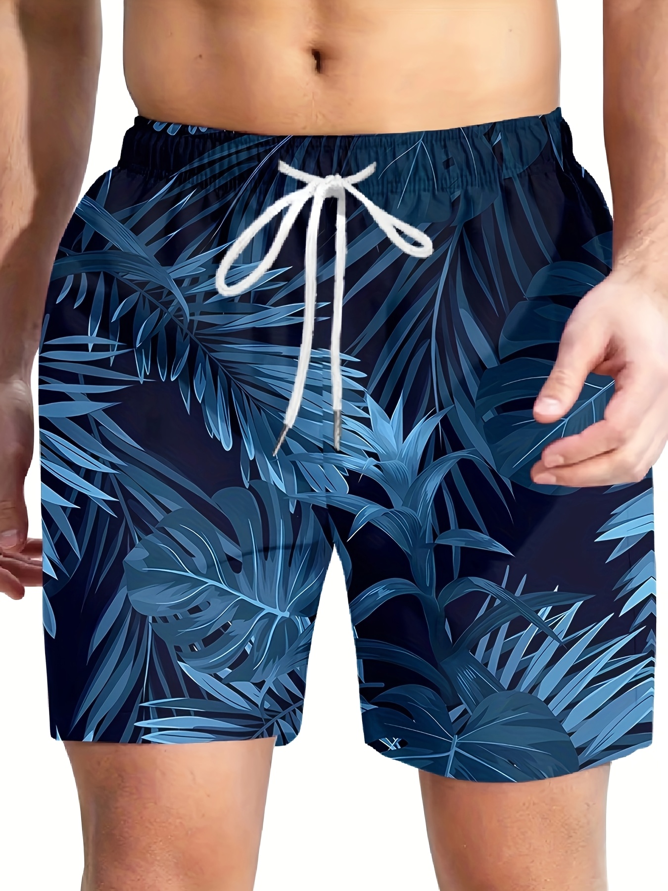 shorts playa hombre rápido estampado 3d palmeras Temu Dominican