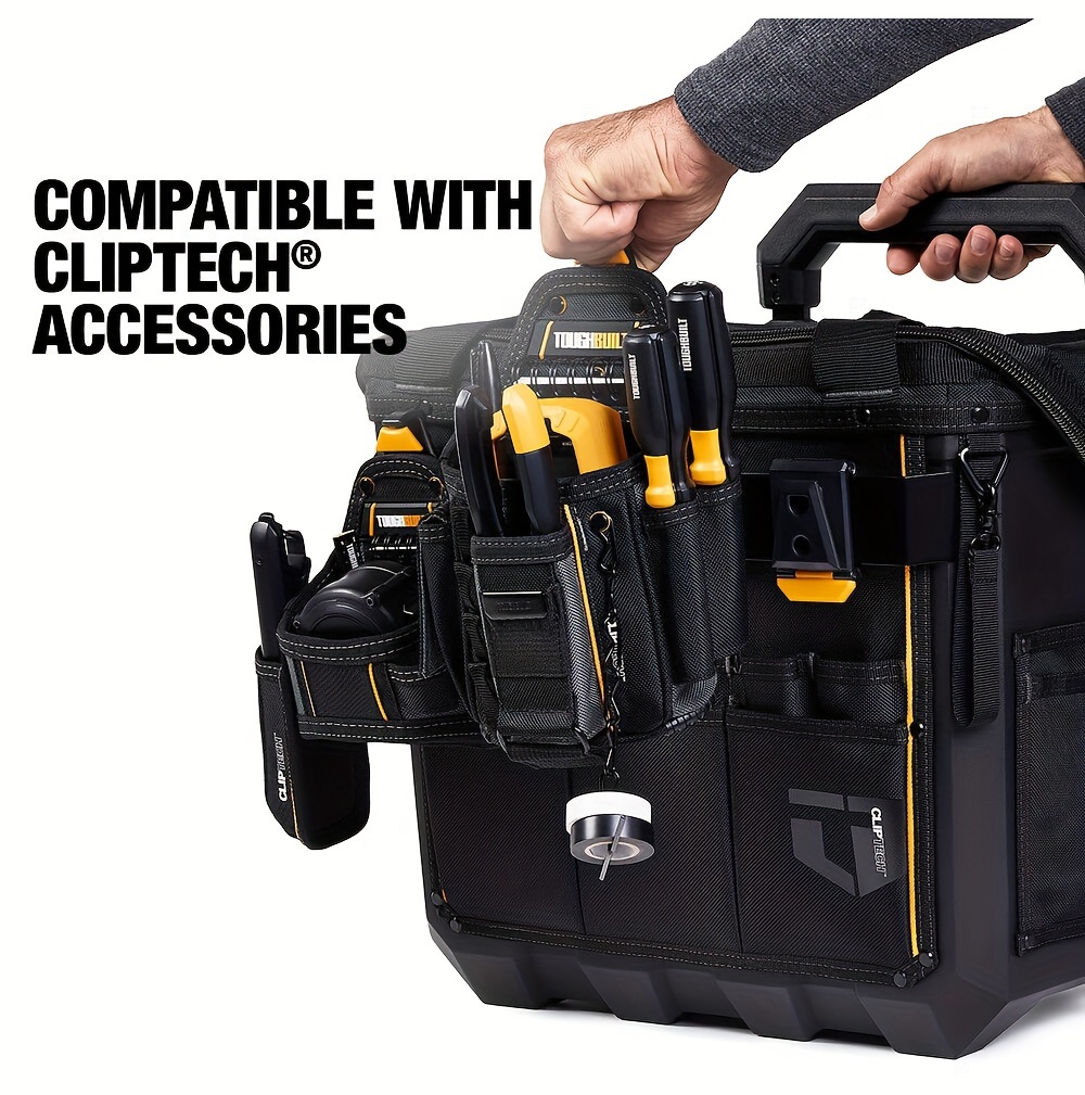 xl rolling tool bag with   uncharged polyester tool organizer black tb ct 61 18 without battery details 6