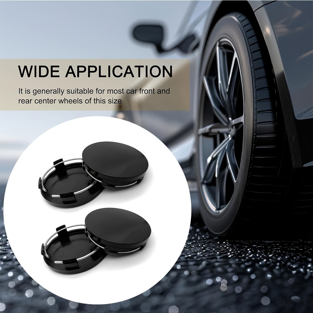 

Set Of 4 Car Wheel Center Caps, Car Wheel Rim Cover Accessories, Suitable For Most Cars As A Universal Waterproof And Car Wheel Protector