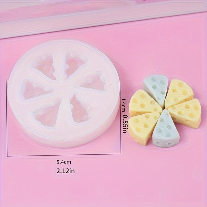 1pc, Cheese Lacquer Mold, Flipping, Baked Aromatherapy Candle, Silicone Mold
