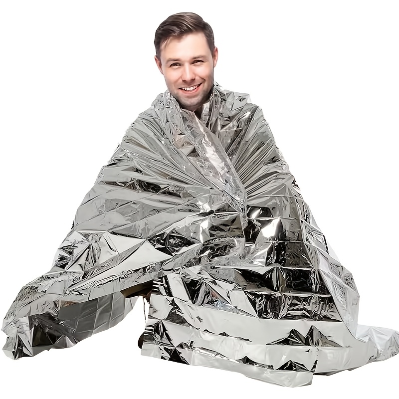 5pcs Outdoor Survival Blanket, Aluminum Foil Material