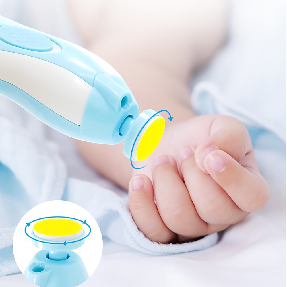 Baby nail clipper, newborn special electric nail file, baby nail scissors, children's safety set for toddlers
