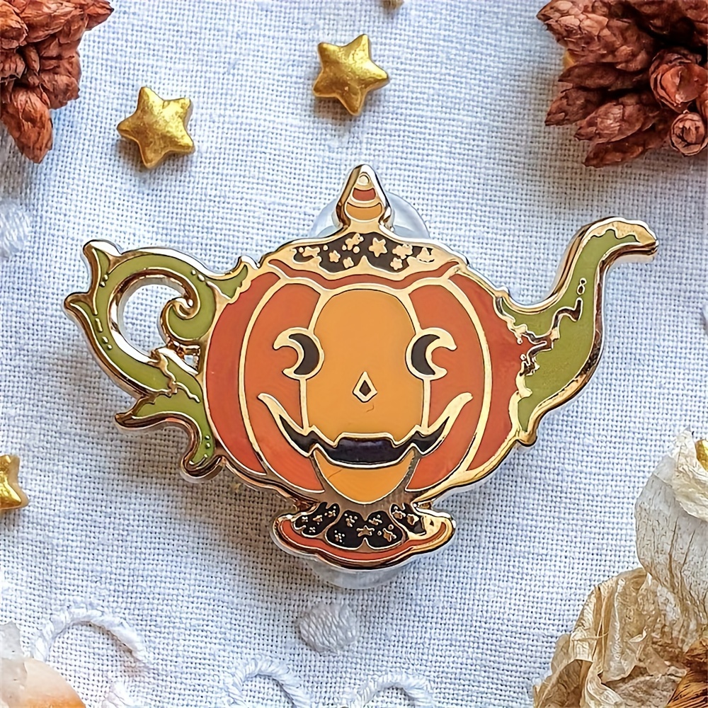 

Halloween Enamel Pin - Alloy Brooch For Backpacks & Collars, Unique Novelty