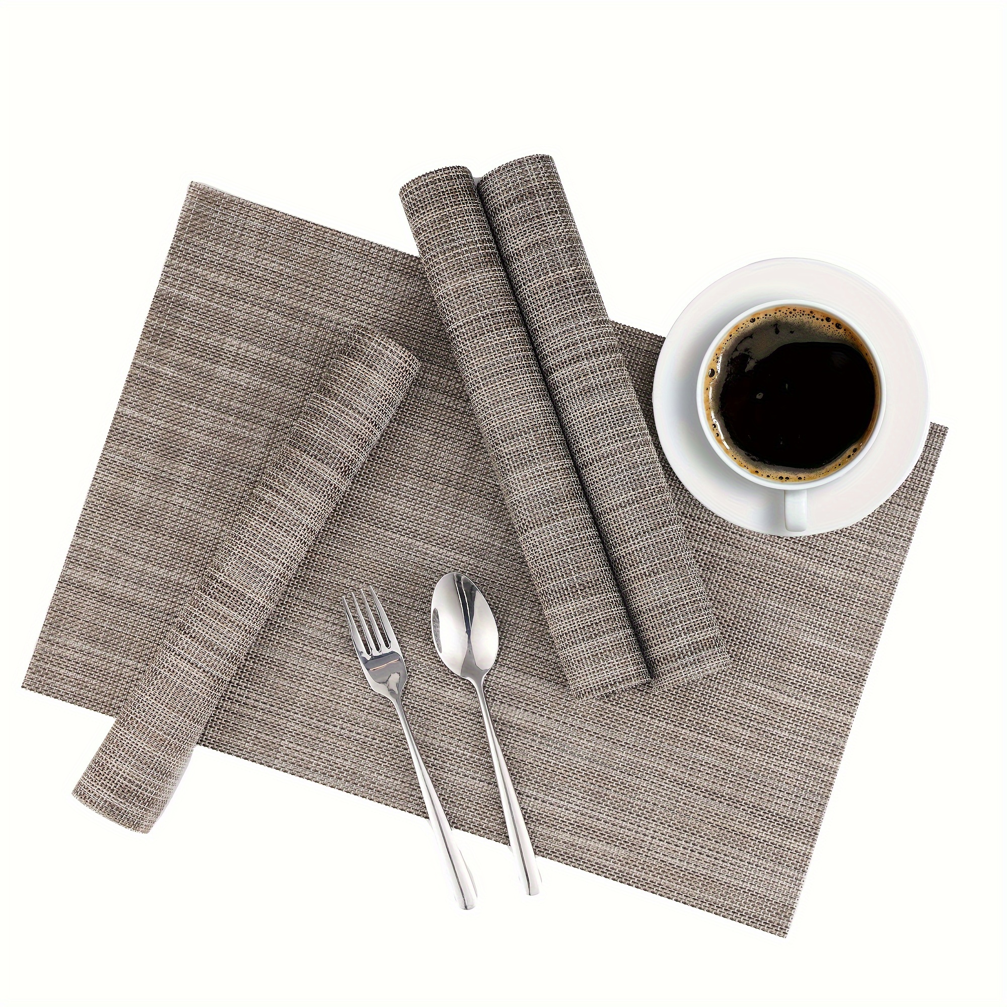 22 Heat resistant Pvc Placemats Coasters Non Temu