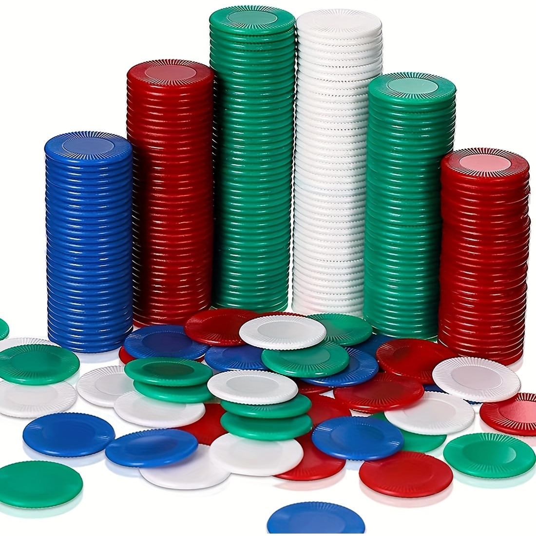 Durable PS Plastic Coin Set, 400pcs for Games