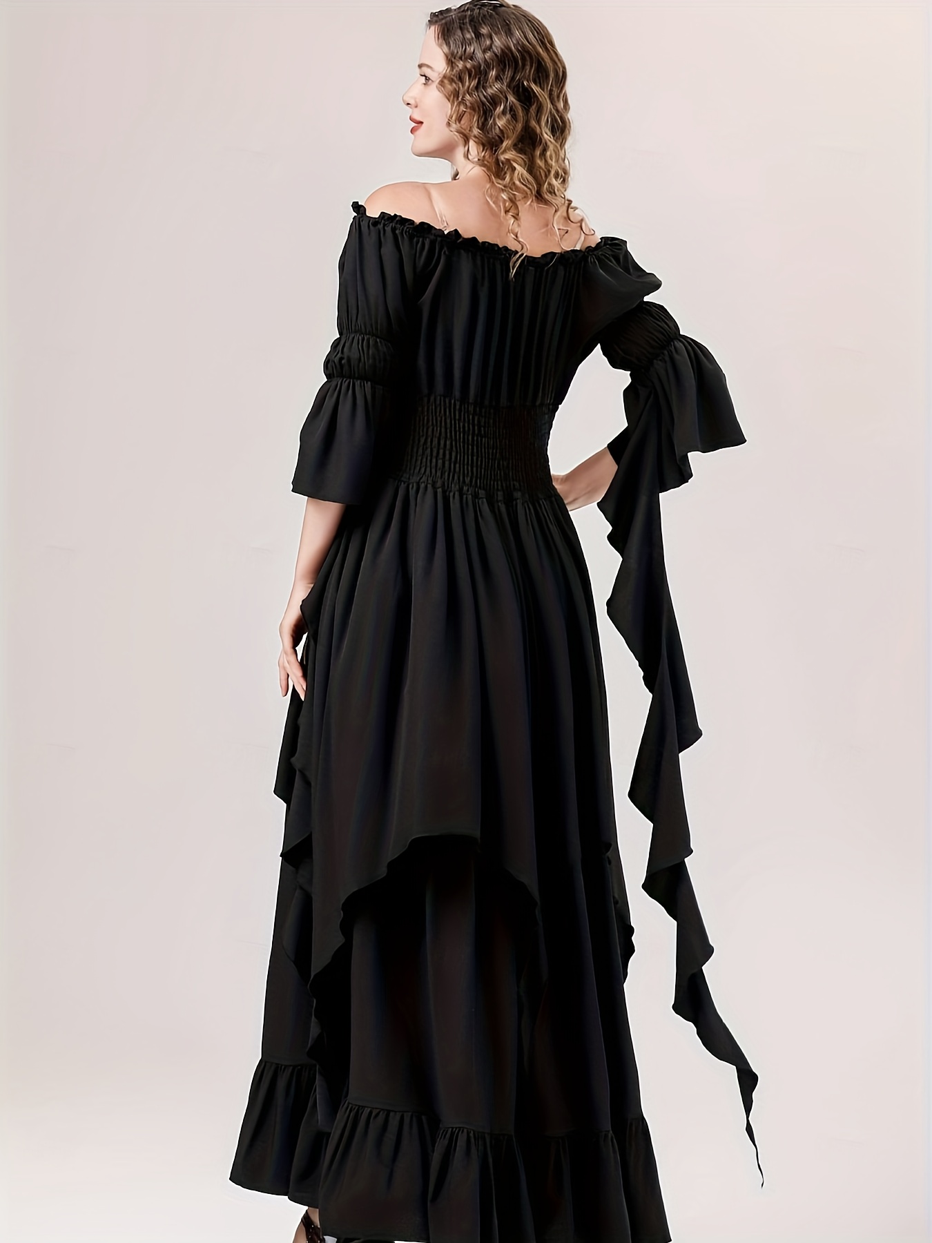 chinese dress ladies Black Viking Dress