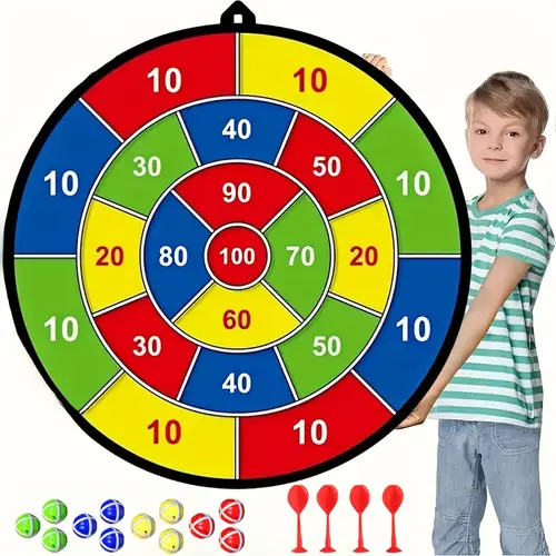 29 inch large board childrens board with sticky balls suitable for children teenagers toys outdoor fun party game toys 3 4 11 birthday gifts for 12 year old boys and girls