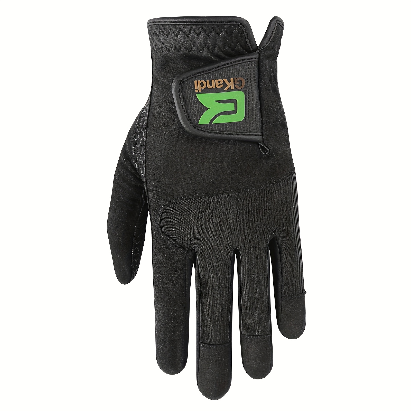 TEMU 1pc Men's Golf Glove, Non-slip, Player Suitable, Black Hand Comfortable Size S/m/l/xl