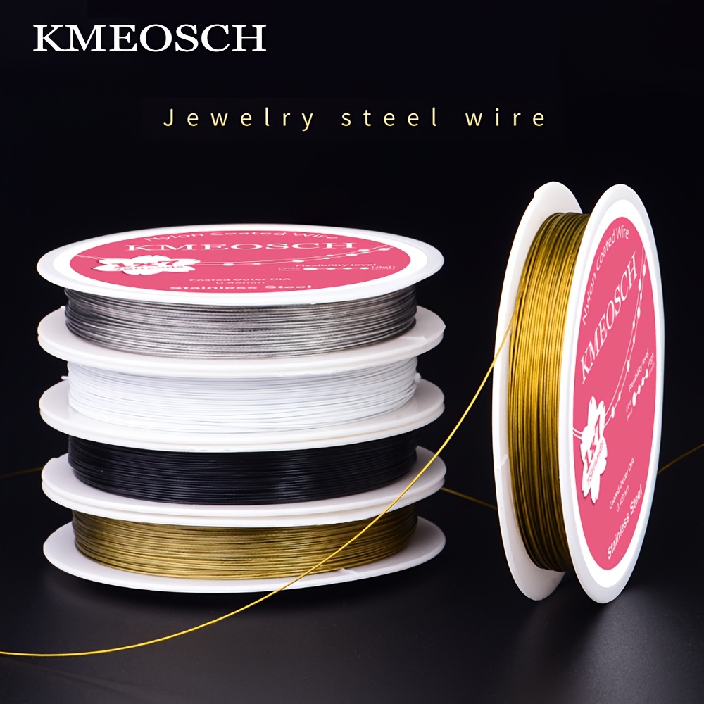 KMEOSCH Stainless Steel Beading Wire for Jewelry Making