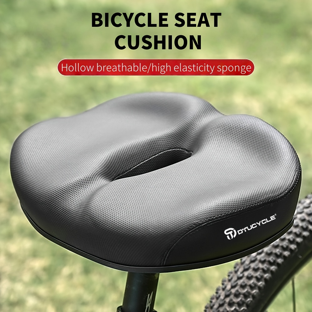 Selle De Vélo Confort Universelle, En Similicuir Marron, Pour Route Ou VTT, Neuve