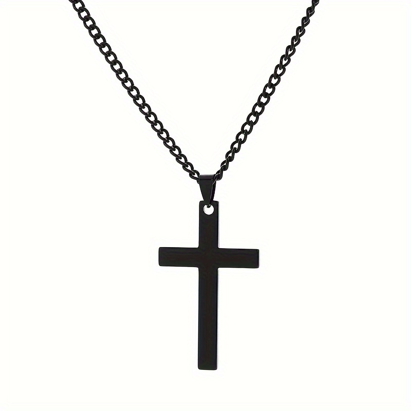 stainless steel cross pendant necklace necklace jewelry for men 6
