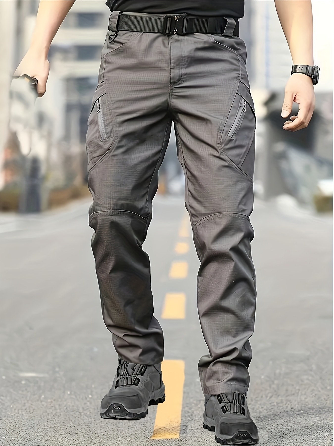 Pantaloni Cargo Uomo Elasticizzati - Multitasche, Leggeri, Perfetti Per Trekking, Lavoro E Casual