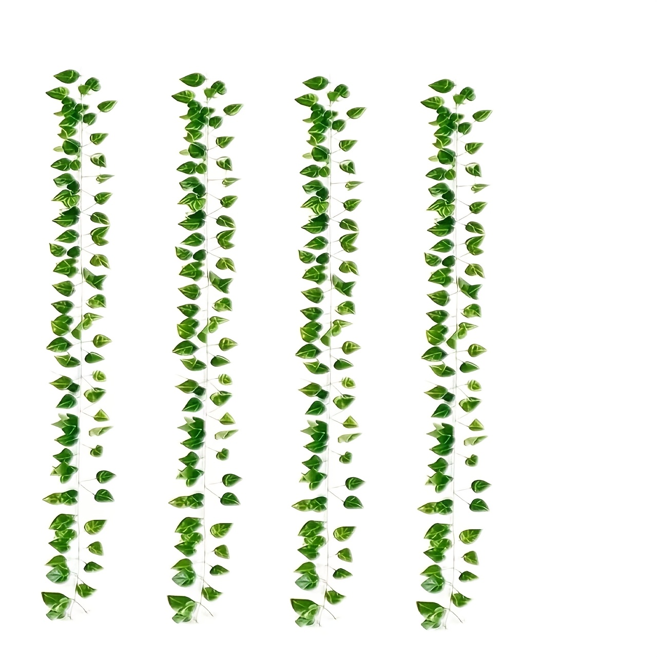 TEMU 4/22-pack Outdoor Artificial Ivy Green Leaves Wall Hanging, Suitable For Home, Garden And Wedding Parties, Indoor And Outdoor Decoration. , An