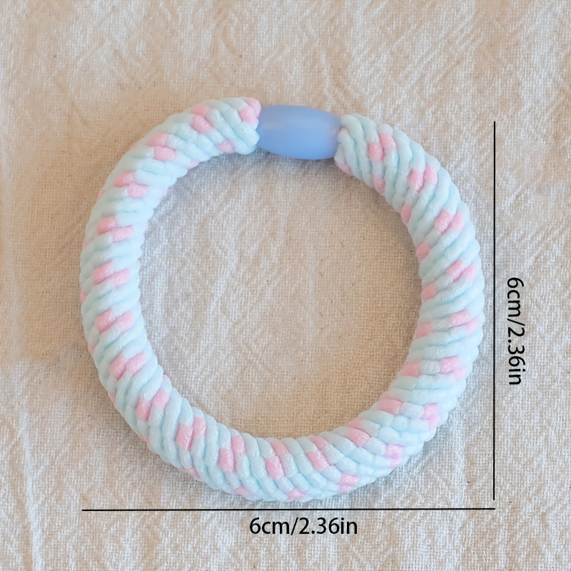 5 Women's Colored Hair Ties for Everyday Use