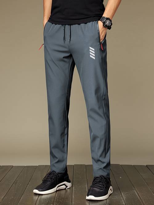pantalones casuales de running para hombre - de rápido - multifuncionales casuales, con detalles de cremallera, estampado a , regalo ideal para hombres, corte regular, adecuados para actividades al aire libre y ropa casual, opción de regalo para las fiestas