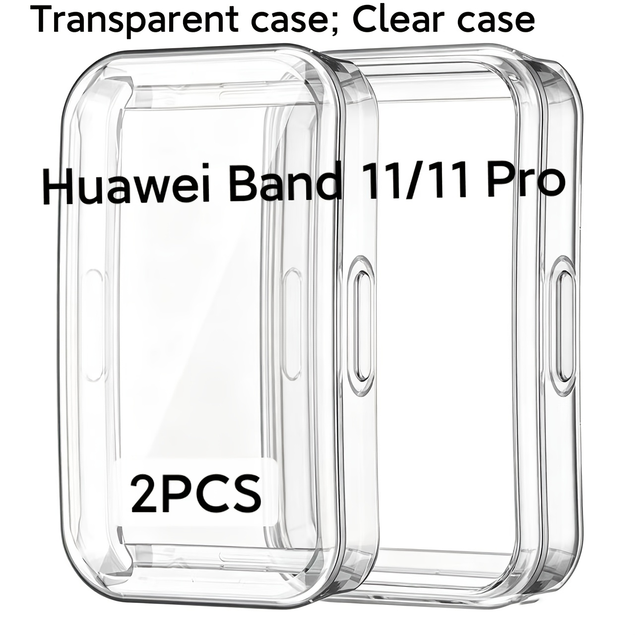 TEMU 2-pack Screen Protector Suitable For Huawei Band 11 Pro/band 11, Full Coverage Watch Screen Protector, , Scratch-resistant Screen