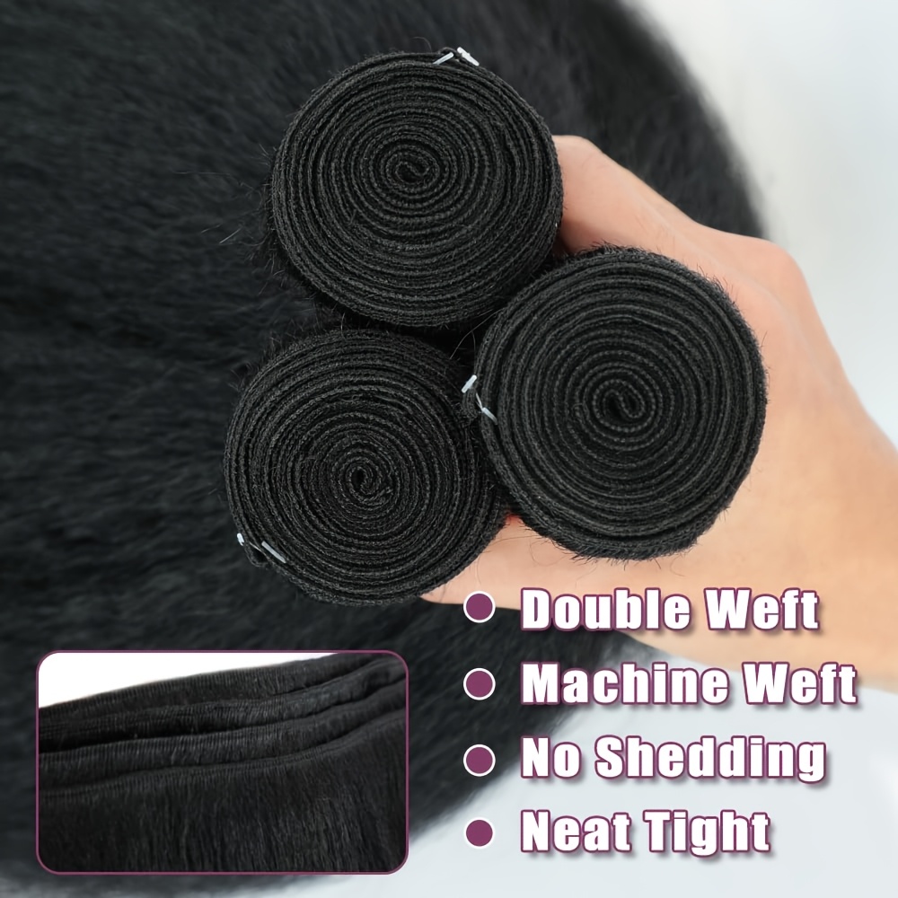   straight human hair bundles   straight bundles human hair 16 18 20 inch 3 bundles 12    brazilian  straight bundles human hair natural black details 3