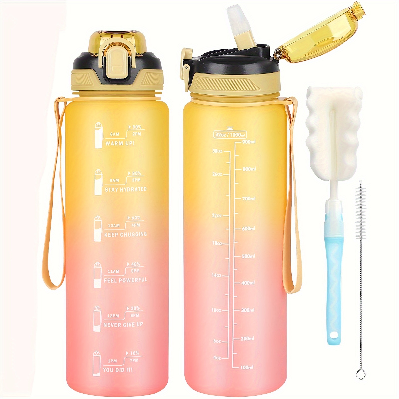 

1l Motivational Time , Leakproof & Bpa-free & Filter, , For , , Gym, , - For 's Day, Christmas, Day, ' Day, Day