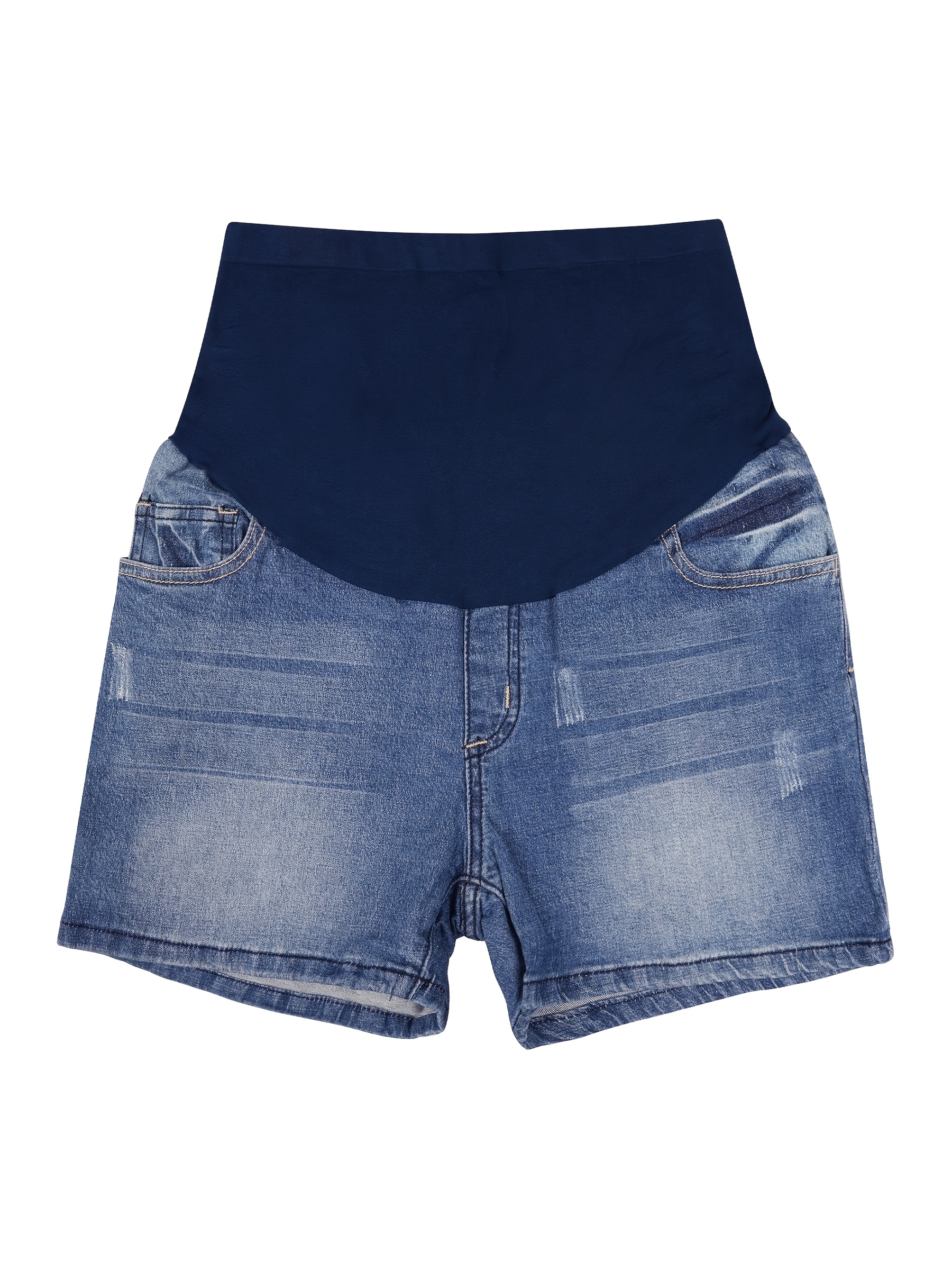 Short En Jean Stretch Mimi Maternity - Taille M - Denim Classique Pour Femme Enceinte