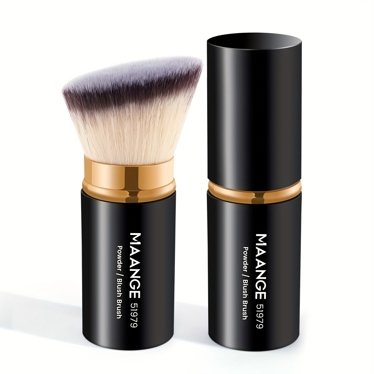 MAANGE Retractable Foundation Brush with Soft Bristles