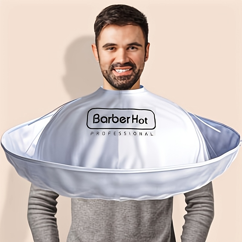 E-shop Professioneller Friseur Verstellbarer Kragen Anti-Haft Haarschutz - Regenschirmförmiges Faltbares Design für Haarschnitt & Rasieren, Bequemer